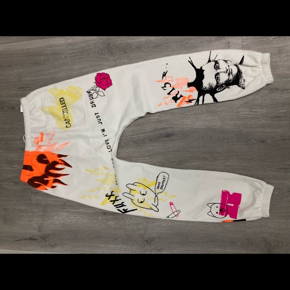 NEW R13 GRAFFITI DROP SWEATPANT. Size small - Picture 8 of 12